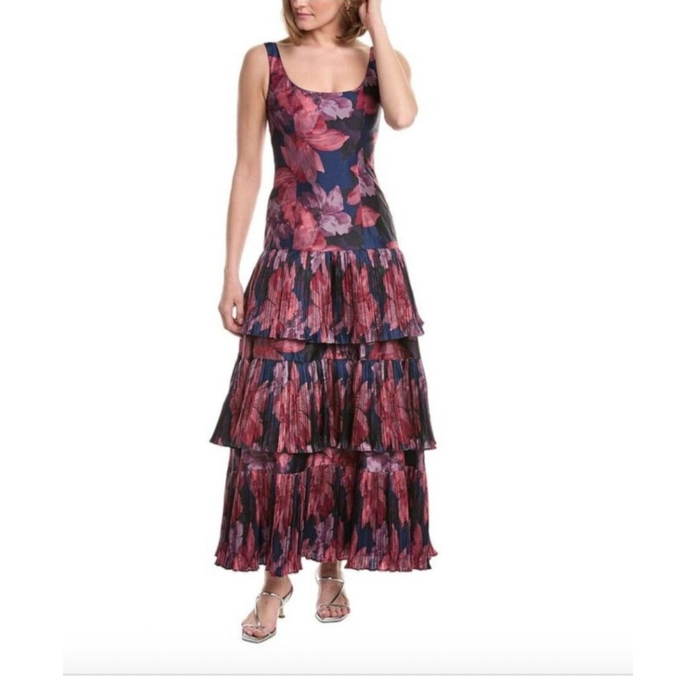 Hutch Luna Sleeveless Tiered Maxi Dress 2 Floral